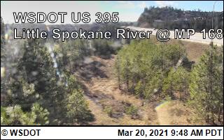 US 395 at MP 168: Little Spokane River (4) - USA