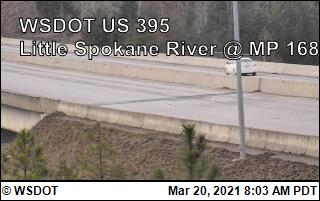 US 395 at MP 168: Little Spokane River (7) - USA