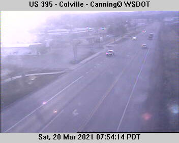 US 395 at MP 230.6: Colville - Canning Dr - Washington