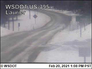 US 395 at MP 270.1: Laurier (2) - Washington