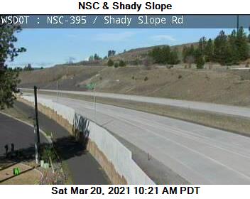 US 395 NSC at MP 166.3: NSC 395 & Shady Slope - Washington