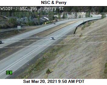 US 395 NSC at MP 166.7: NSC 395 & Perry - Washington
