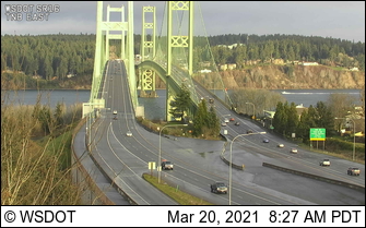 SR 16 at MP 4.7: Tacoma Narrows Bridge, Eastside - Washington