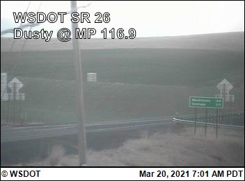 SR 26 at MP 116.9: Dusty (5) - Washington
