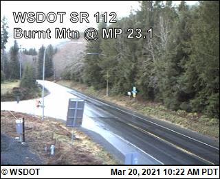SR 112 at MP 23.1: Burnt Mt - Washington