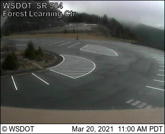 SR 504 at MP 33: Forest Learning Rest Area Center - Washington