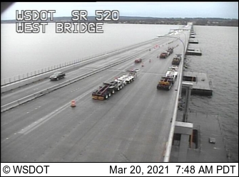 SR 520 at MP 2.4: West Bridge - Washington
