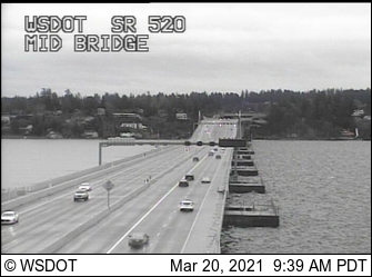 SR 520 at MP 2.9: Mid Bridge - Washington