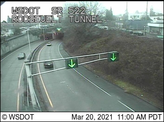 SR 522 at MP 0.4: Roosevelt Tunnel - Washington