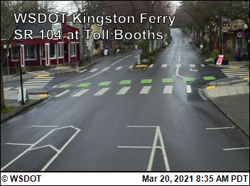WSF Kingston SR 104 at Toll Booths - Washington