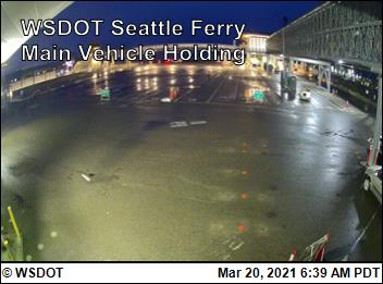 WSF Seattle Ferry Main Vehicle Holding - USA