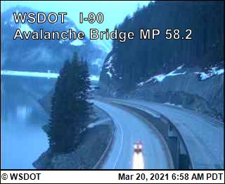 I-90 at MP 58.2: Avalanche Bridge - USA