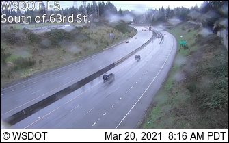 I-5 at MP 3.6: S of 63rd St - USA