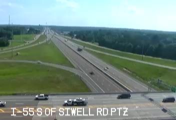 I-55 South of Siwell Rd PTZ - I-55 south of the Siwell Rd/Byram Exit towards Crystal Springs/Brookhaven. (S - 021503) - USA