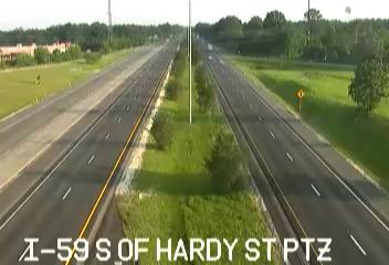 I-59 S of Hardy St PTZ - I-59 south of Hardy St towards New Orleans. (S - 030207) - USA