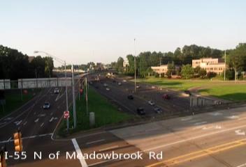 I-55 North of Meadowbrook - I-55 north of Meadowbrook Rd towards County Line Rd / Memphis (N - 020103) - USA