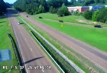 MS 7 N of University - MS 7 N of University Ave leaving Oxford connecting to Molly Barr Rd (E - 060207) - USA
