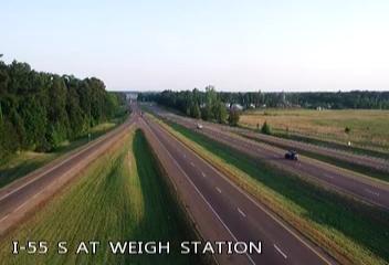 I-55 S at Weigh Station -  (S - 041608) - USA