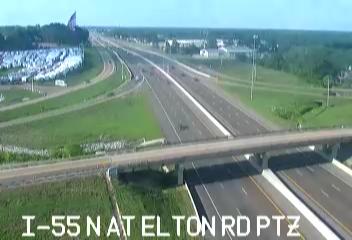 I-55 North at Elton Rd PTZ - I-55 north at Elton Rd towards I-20/Jackson. (N - 021507) - USA