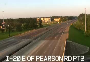 I-20 E of Pearson Rd PTZ - I-20 east of Pearson Rd towards Brandon/Meridian. (E - 010708) - USA