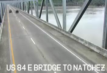 US 84 E Bridge to Natchez PTZ - MS River Bridge east towards Natchez, MS (E - 120102) - USA