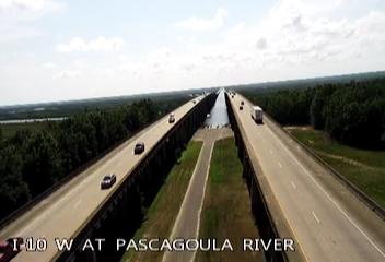 I-10 W at Pascagoula River Bridge -  (W - 051201) - USA