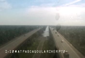 I-10 W at Pascagoula River Bridge PTZ -  (W - 051108) - USA