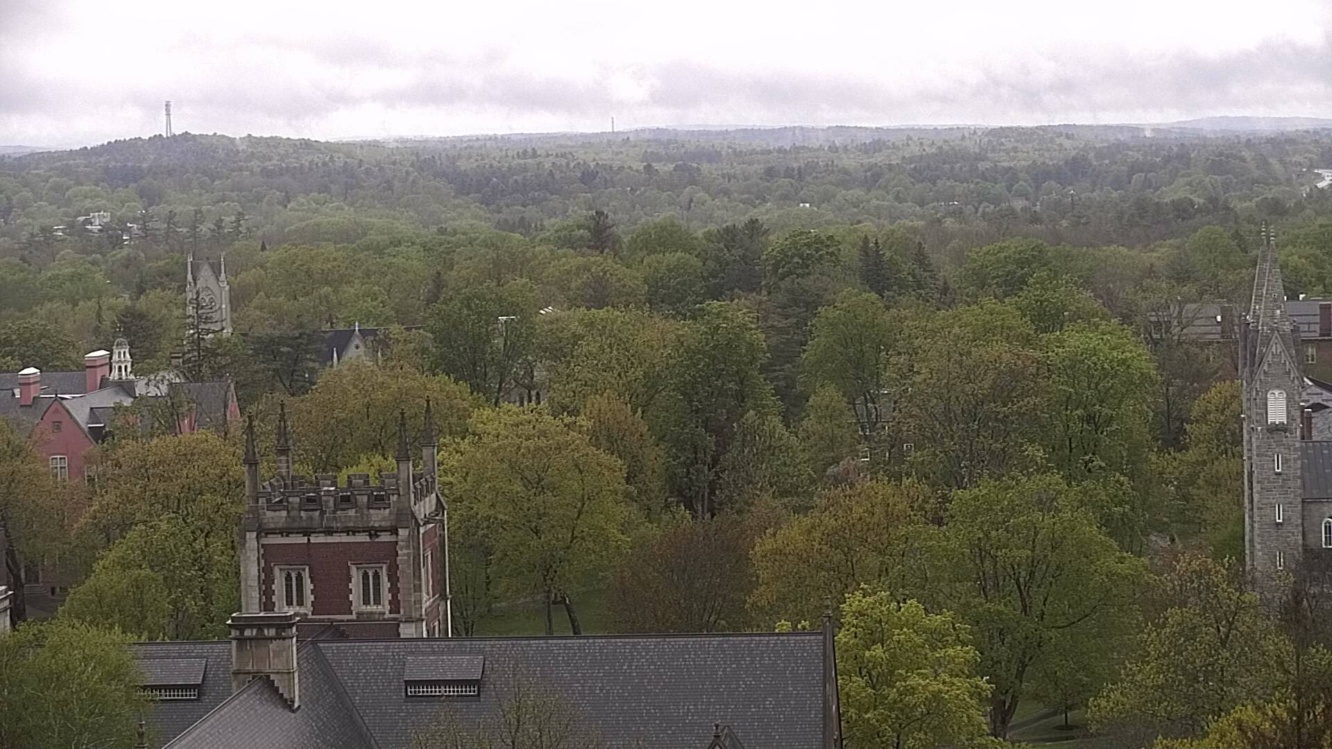 Bowdoin, View from Coles Tower - USA
